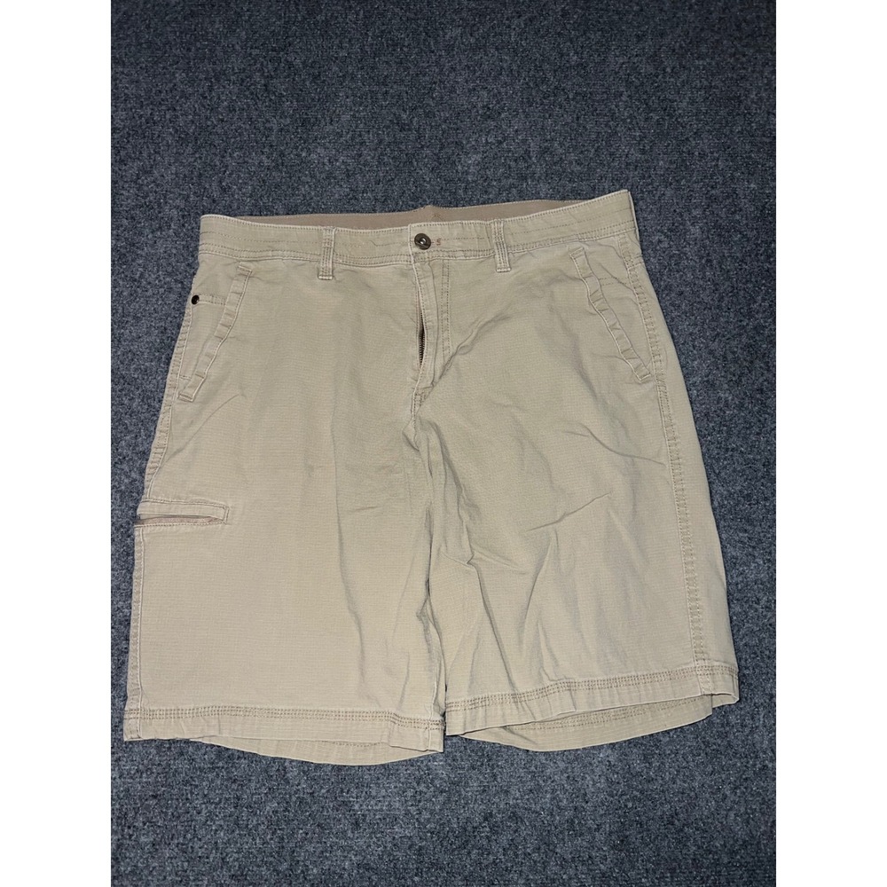 Weatherproof Mens Ripstop Cargo Shorts 34W Sand Dune Beige W05601SC
